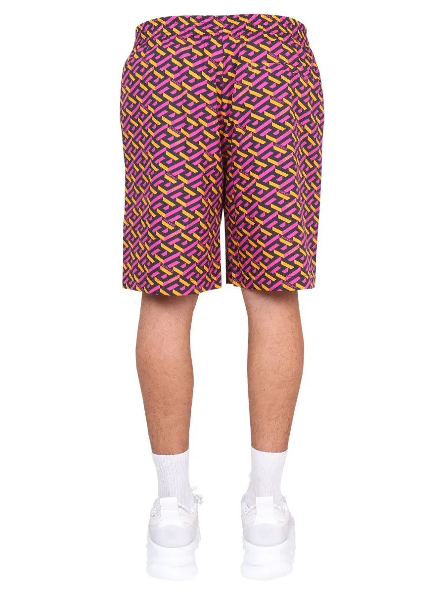 Versace SHORTS WITH LA GRECA PRINT sold by Siebentaschen product image thumbnail 4