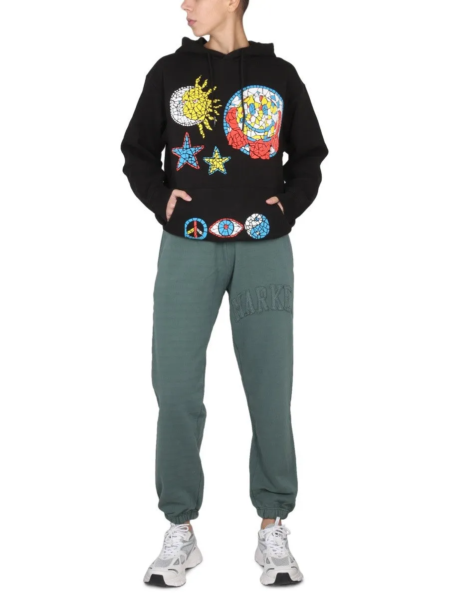 MARKET HAND DRAWN VARSITY SWEATSHIRT sold by Siebentaschen product image thumbnail 2