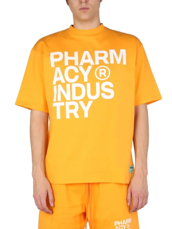 PHARMACY INDUSTRY LOGO PRINT T-SHIRT sold by Siebentaschen