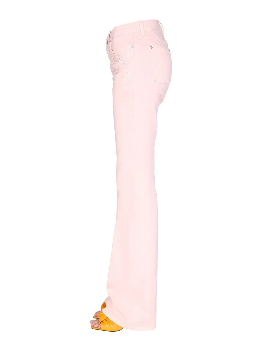Etro JEANS WITH EMBROIDERED FLORAL DETAIL sold by Siebentaschen product image thumbnail 3