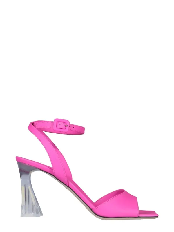 Giuseppe Zanotti PLEXI HEEL SANDALS sold by Siebentaschen