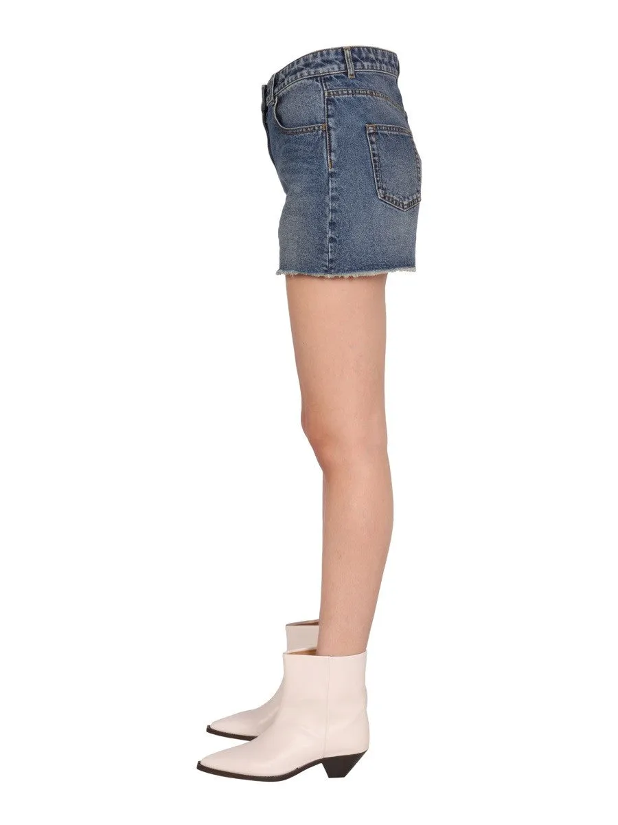 Palm Angels DENIM SHORTS sold by Siebentaschen product image thumbnail 3