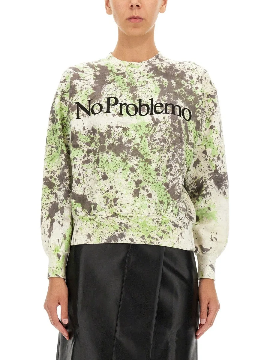 ARIES PRINTED SWEATSHIRT sold by Siebentaschen