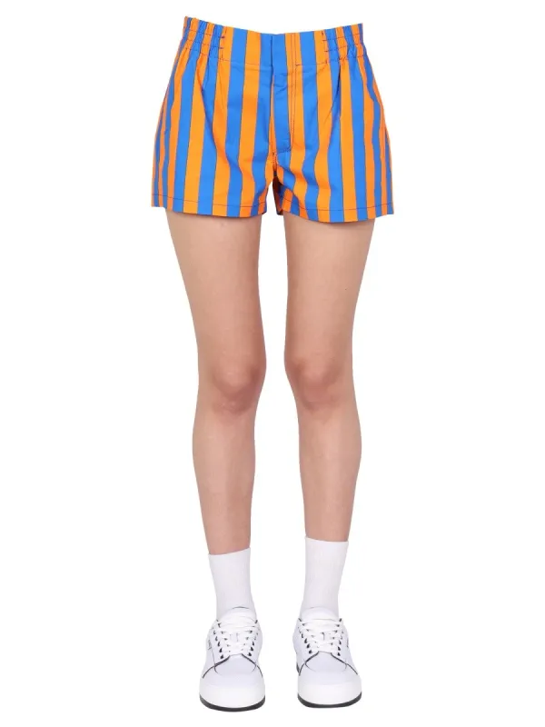 SUNNEI STRIPED PATTERN SHORTS sold by Siebentaschen