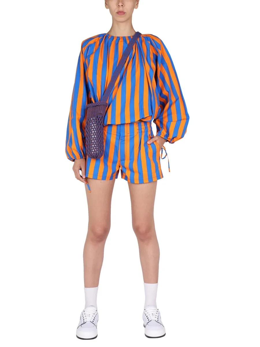 SUNNEI STRIPED PATTERN SHORTS sold by Siebentaschen product image thumbnail 2