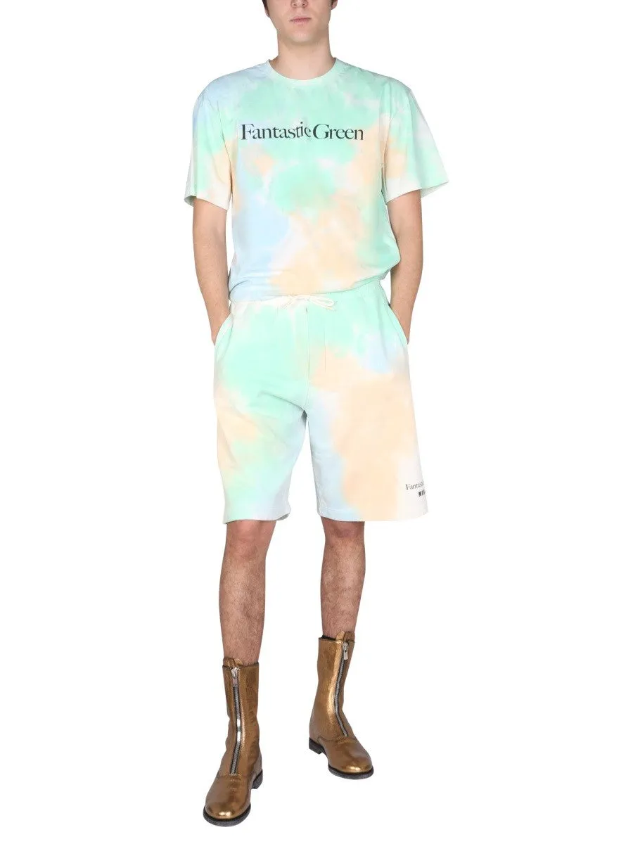 msgm TIE DYE PATTERN BERMUDA sold by Siebentaschen product image thumbnail 2