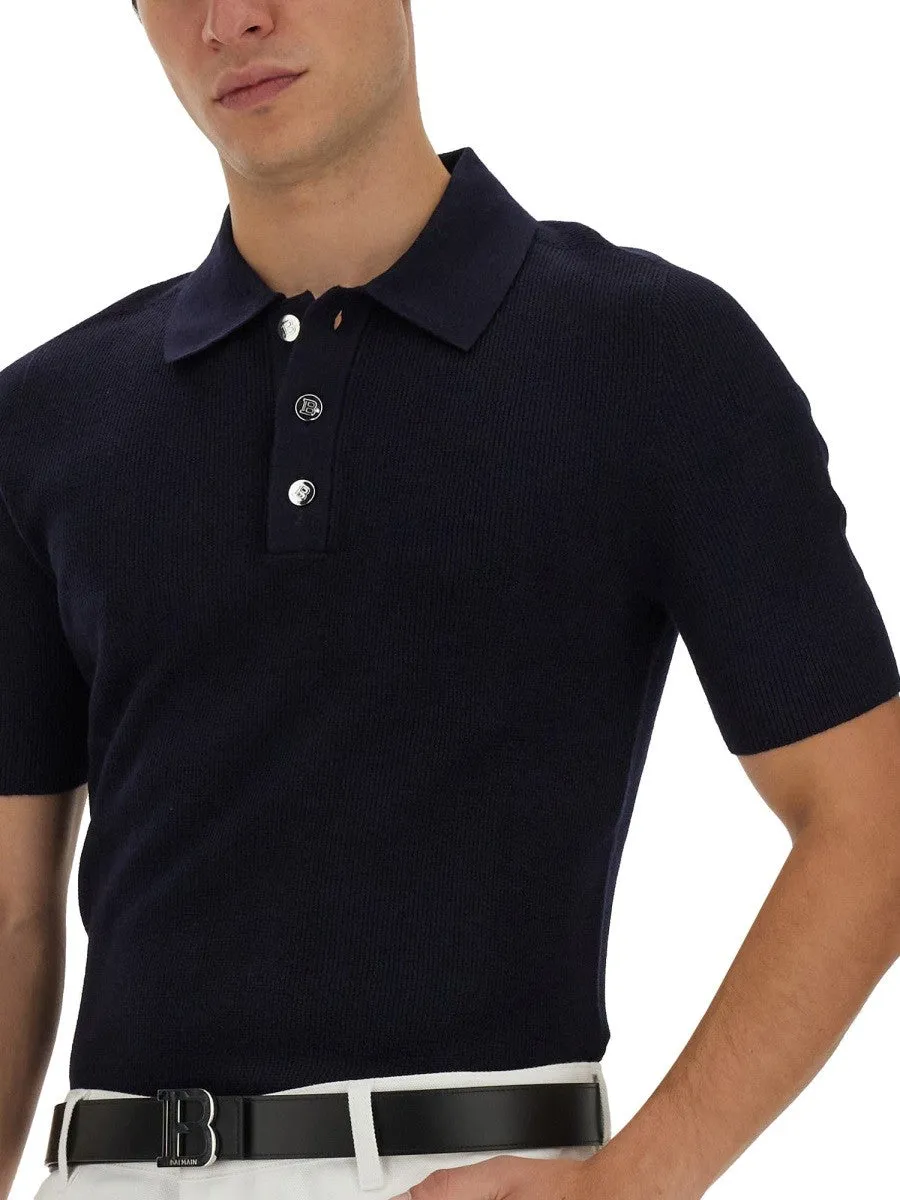 Balmain POLO WITH LOGO PATCH sold by Siebentaschen product image thumbnail 4