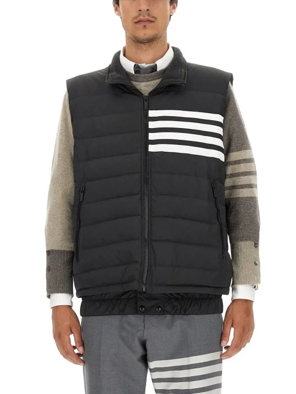 THOM BROWNE 4BAR VEST sold by Siebentaschen