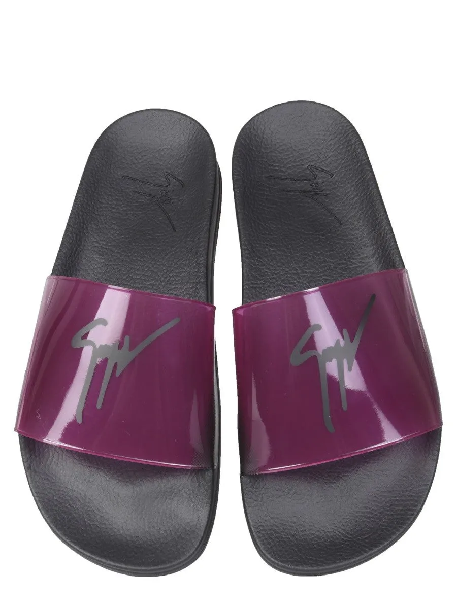 Giuseppe Zanotti SLIDE SANDALS WITH LOGO sold by Siebentaschen product image thumbnail 2