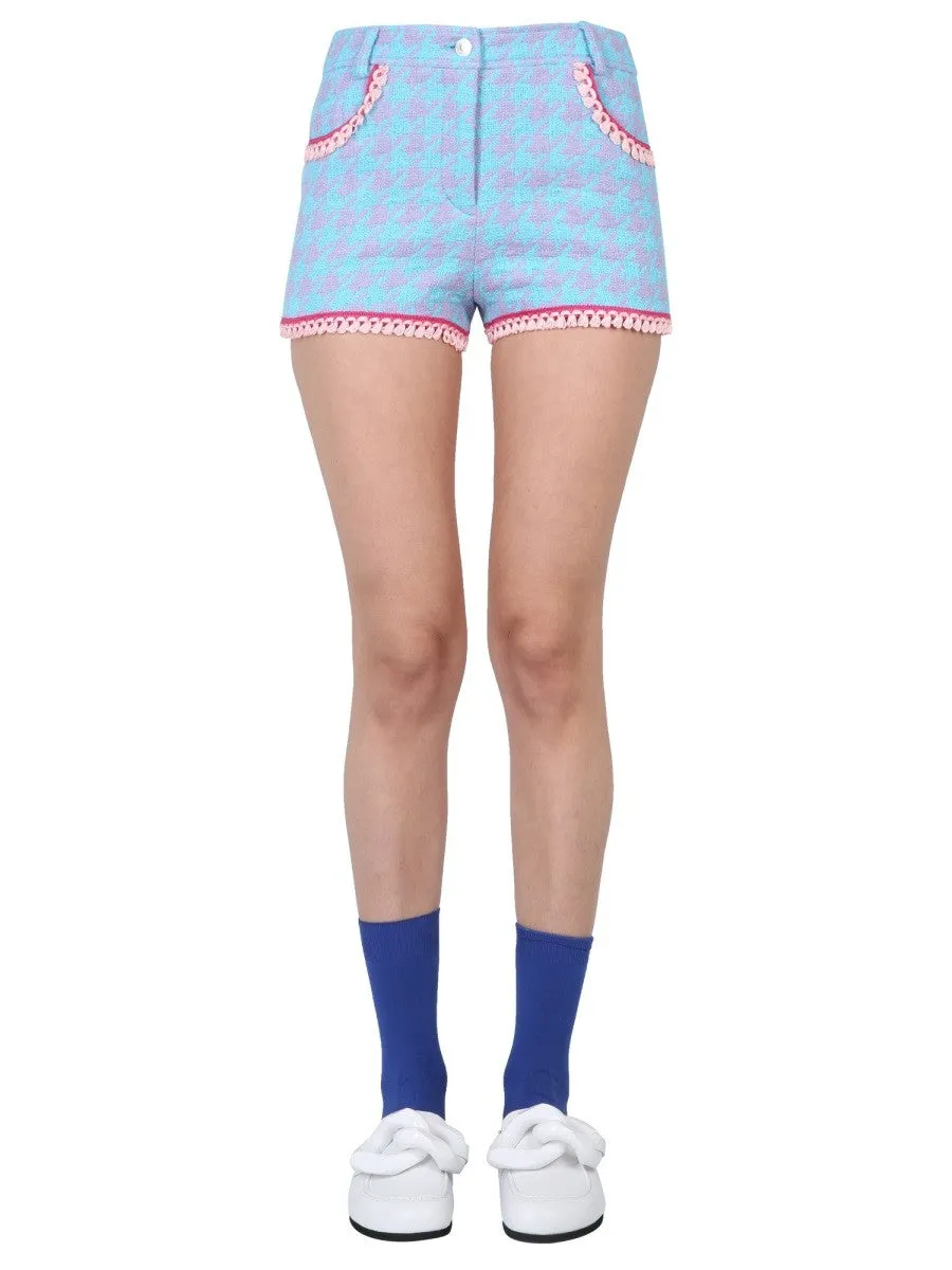 Moschino HOUNDSTOOTH SHORTS sold by Siebentaschen