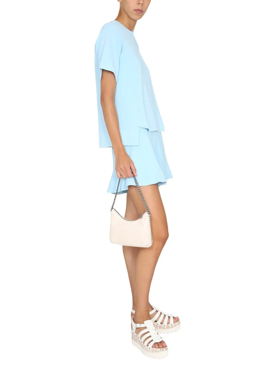 stella mccartney T-SHIRT WITH ASYMMETRICAL HEMLINE sold by Siebentaschen product image thumbnail 2