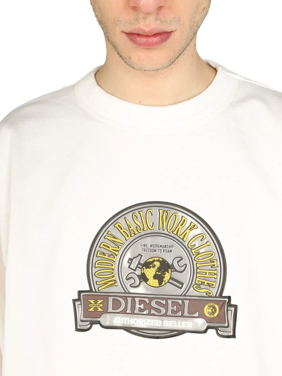 Diesel LOGO PATCH SWEATSHIRT sold by Siebentaschen product image thumbnail 3