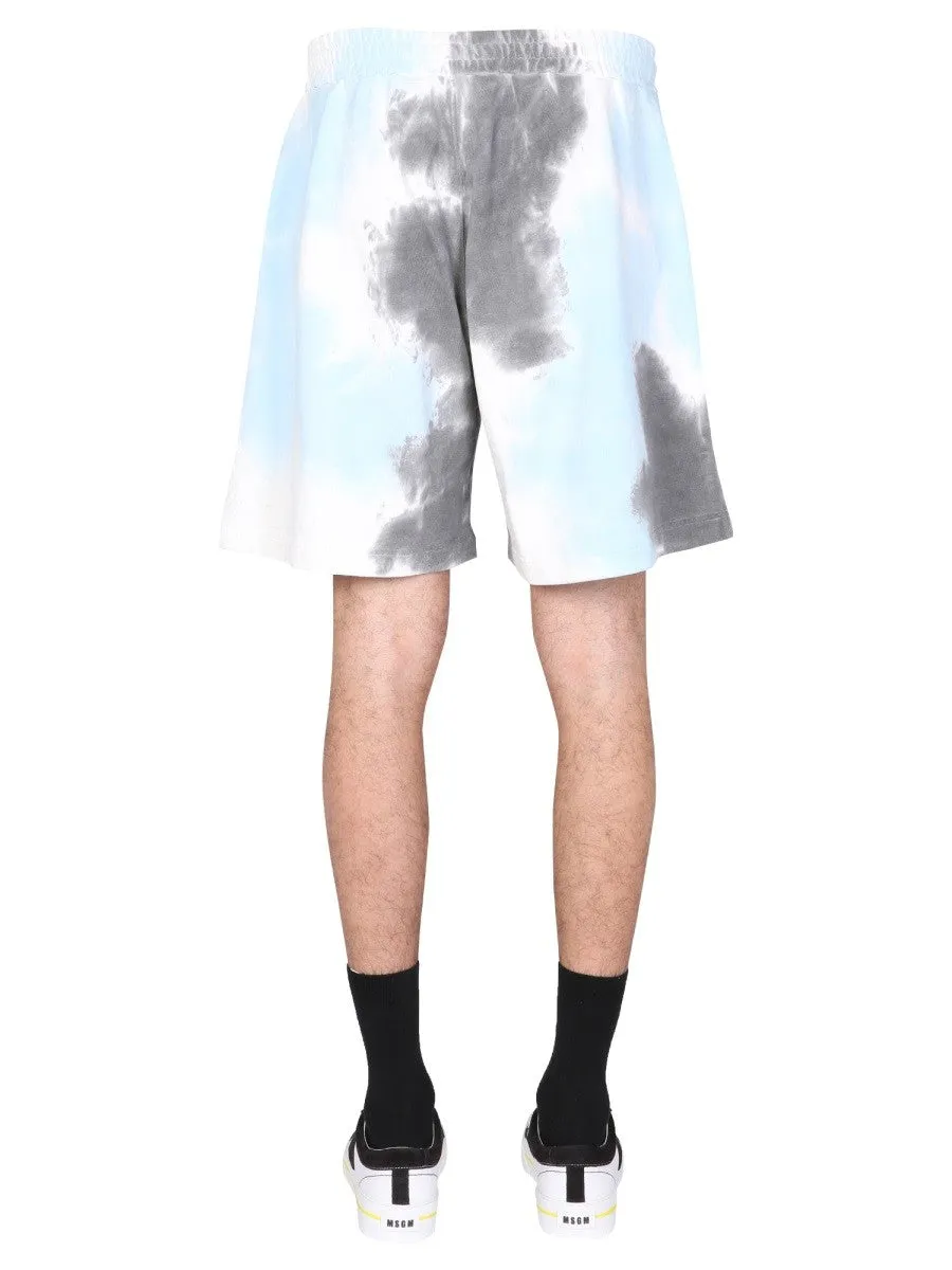 msgm TIE DYE PATTERN BERMUDA sold by Siebentaschen product image thumbnail 4