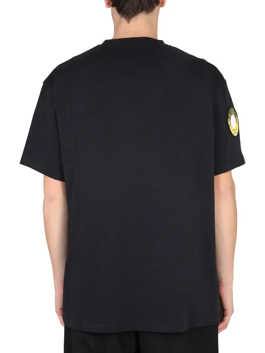 FRED PERRY X RAF SIMONS OVERSIZED T-SHIRT WITH PATCH sold by Siebentaschen product image thumbnail 3
