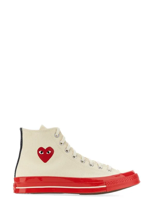 COMME DES GARCONS PLAY CONVERSE CHUCK 70 SNEAKER sold by Siebentaschen