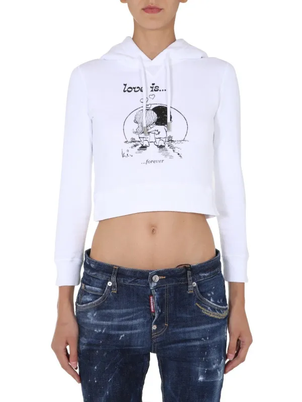 Dsquared CROPPED SWEATSHIRT sold by Siebentaschen