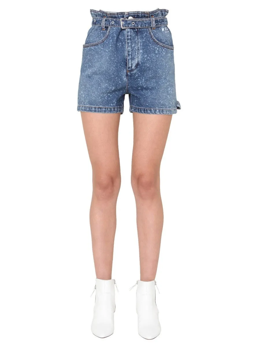 msgm DENIM SHORTS sold by Siebentaschen