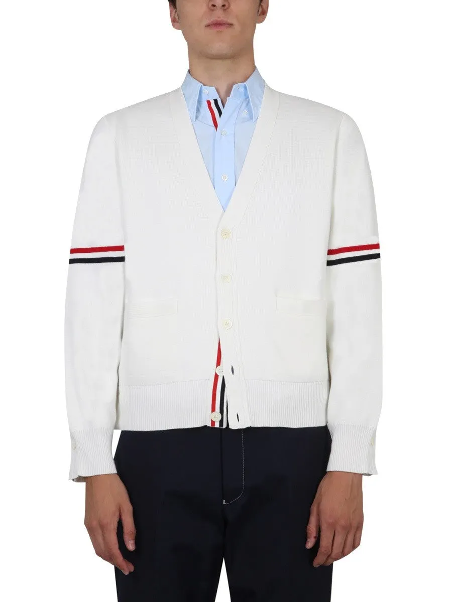 THOM BROWNE V-NECK CARDIGAN sold by Siebentaschen