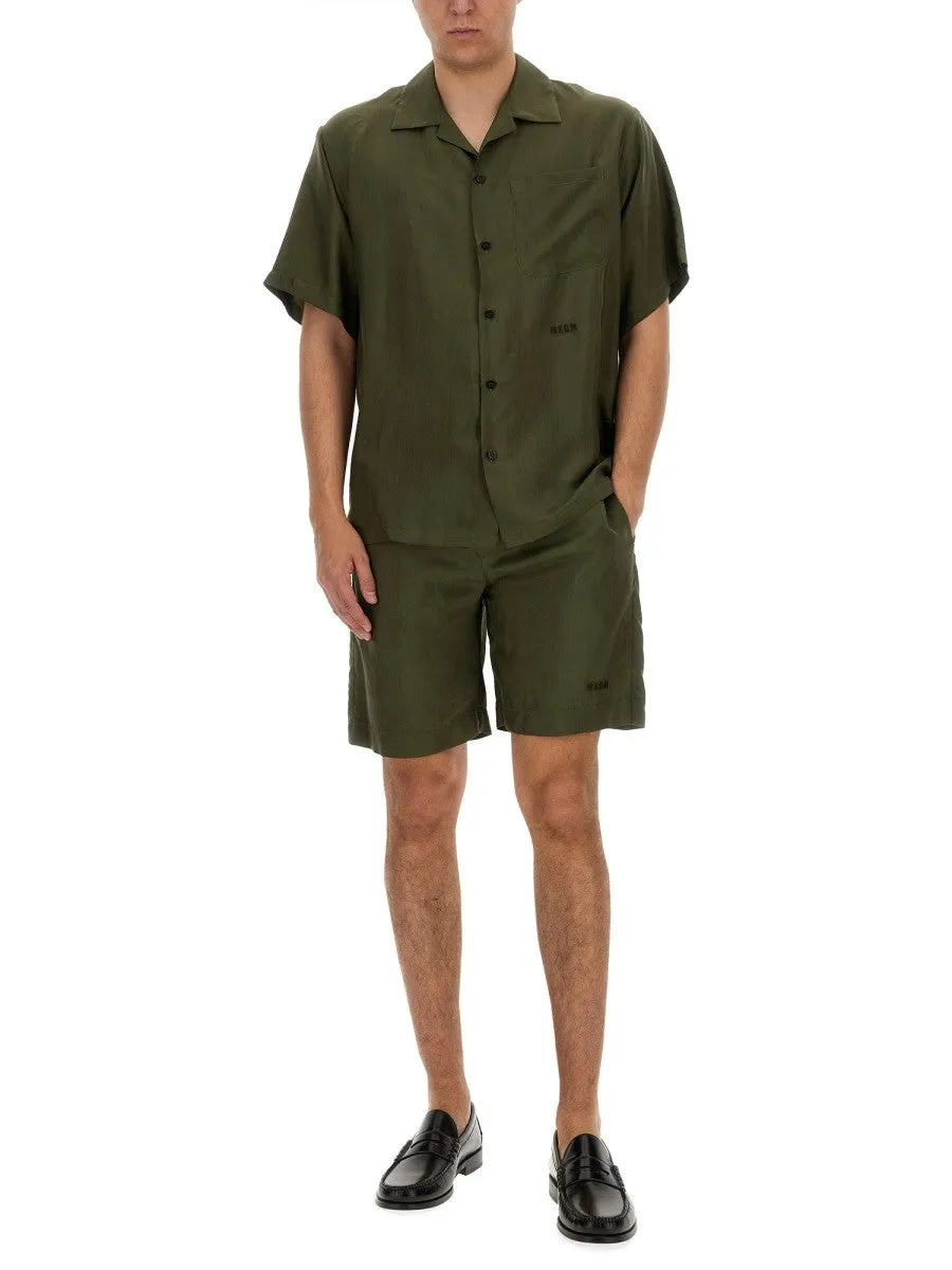 msgm CUPRO BERMUDA SHORTS sold by Siebentaschen product image thumbnail 2