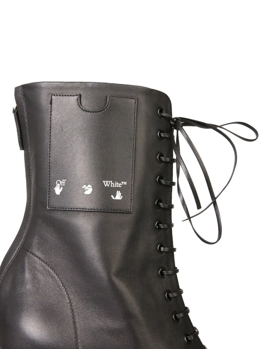 Off-white BOOTS WITH LACES sold by Siebentaschen product image thumbnail 4