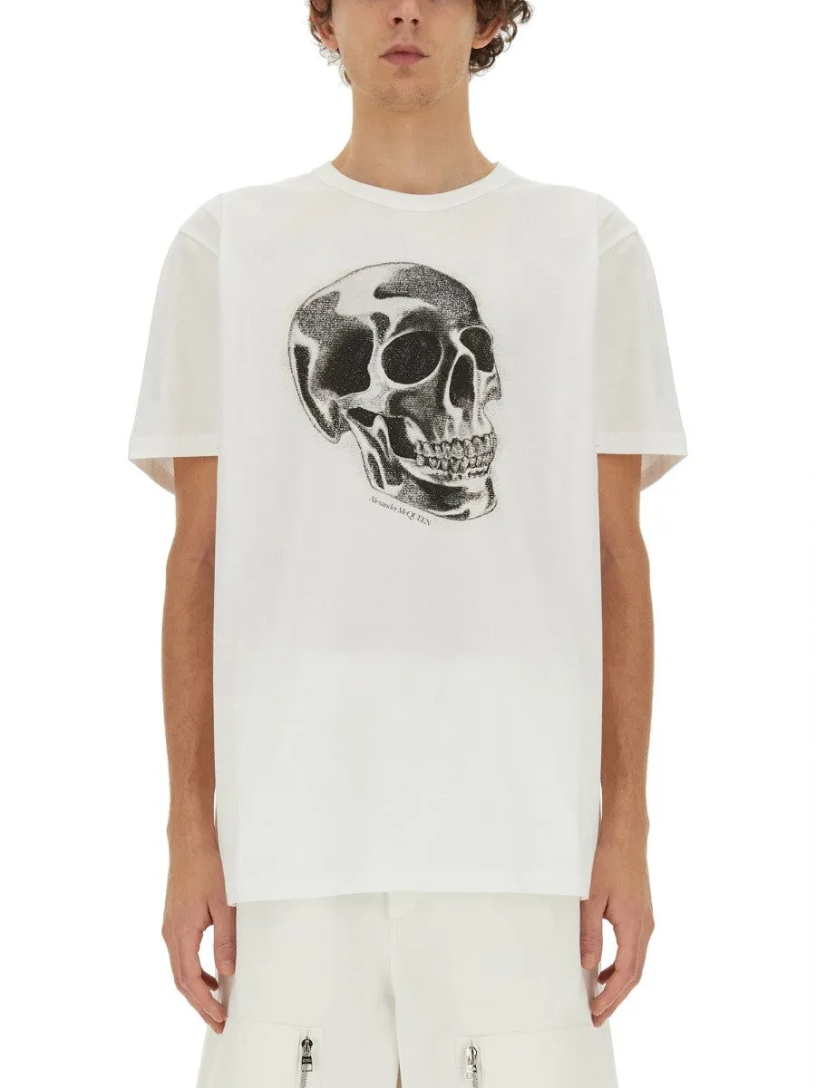 Alexander Mcqueen SKULL PRINT T-SHIRT sold by Siebentaschen