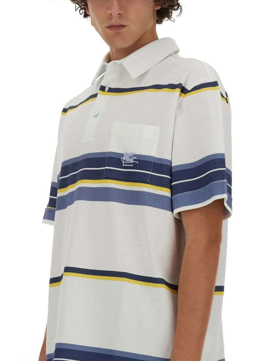 Etro POLO SHIRT WITH PEGASUS EMBROIDERY sold by Siebentaschen product image thumbnail 5