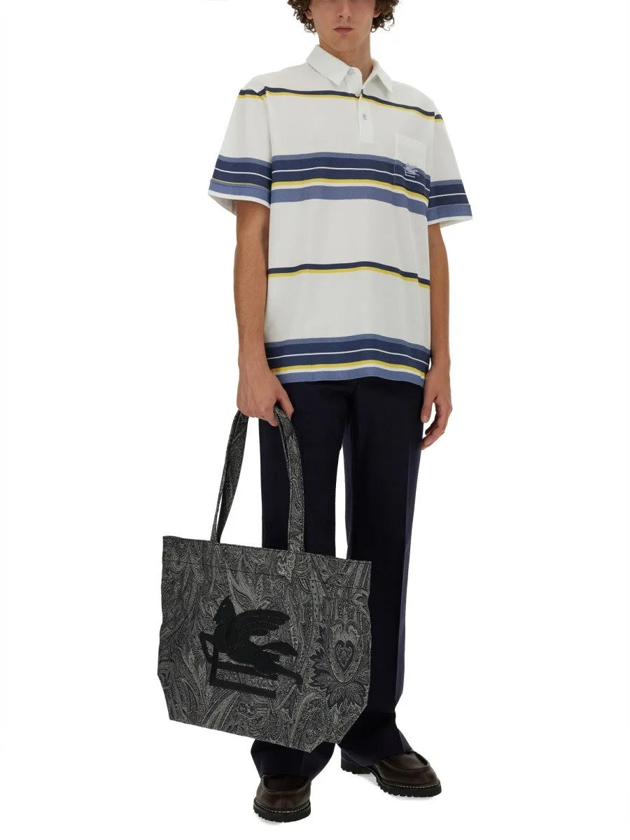 Etro POLO SHIRT WITH PEGASUS EMBROIDERY sold by Siebentaschen product image thumbnail 2