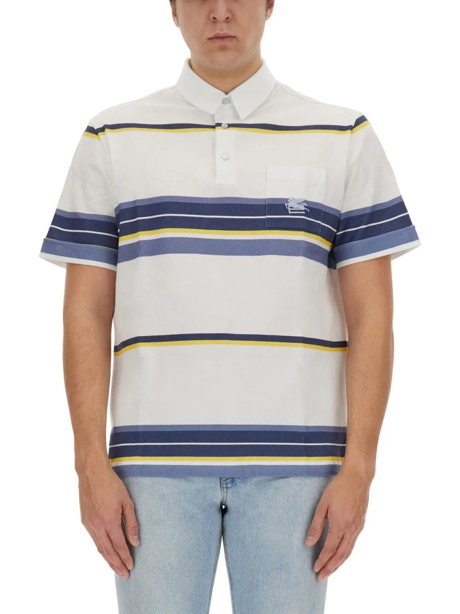 Etro POLO SHIRT WITH PEGASUS EMBROIDERY sold by Siebentaschen product image thumbnail 3