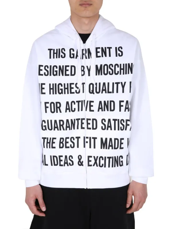 Moschino SWEATSHIRT WITH ZIP sold by Siebentaschen