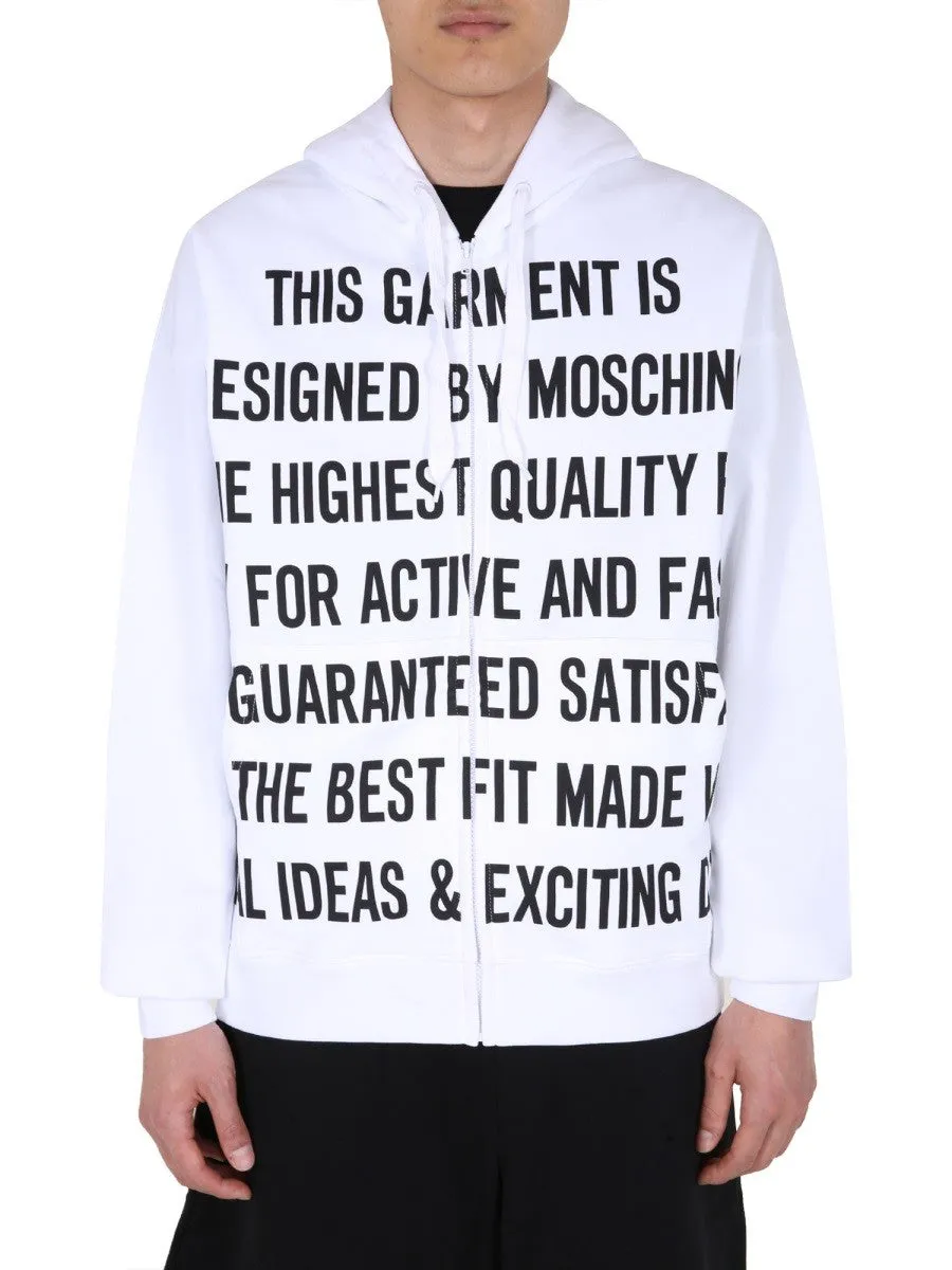 Moschino SWEATSHIRT WITH ZIP sold by Siebentaschen