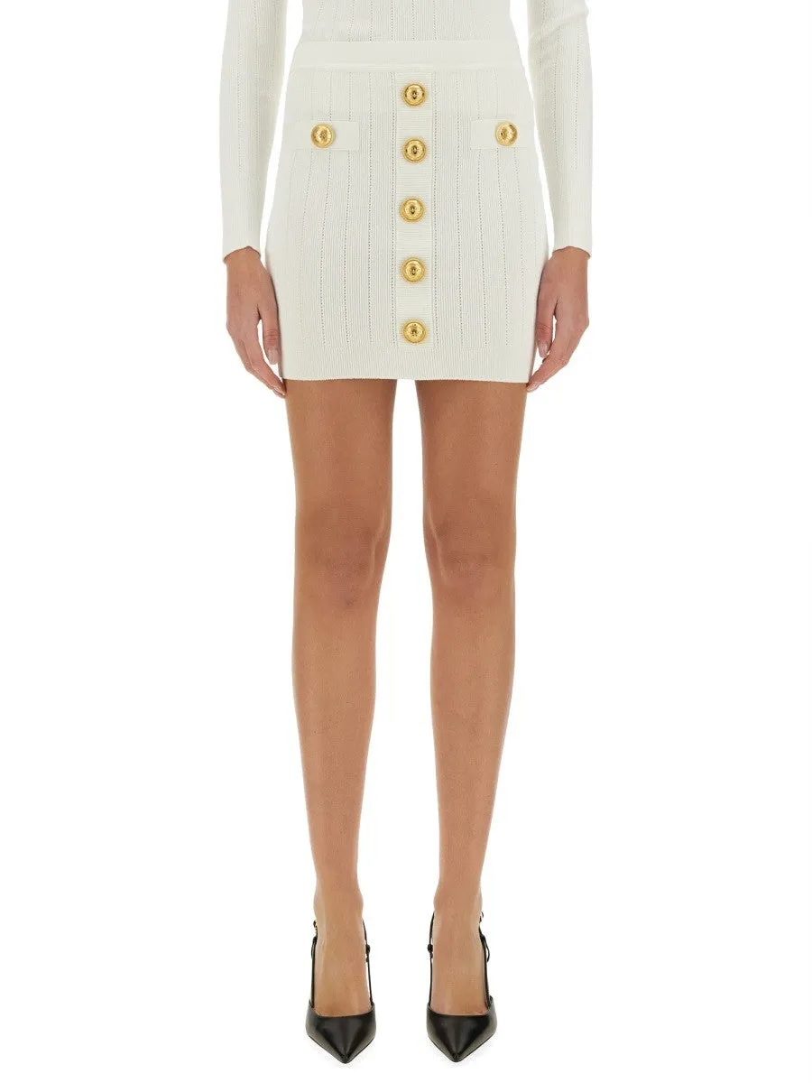 Balmain KNIT SKIRT sold by Siebentaschen