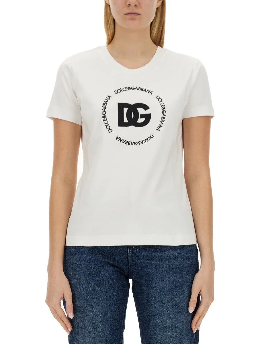 Dolce & Gabbana T-SHIRT WITH LOGO sold by Siebentaschen