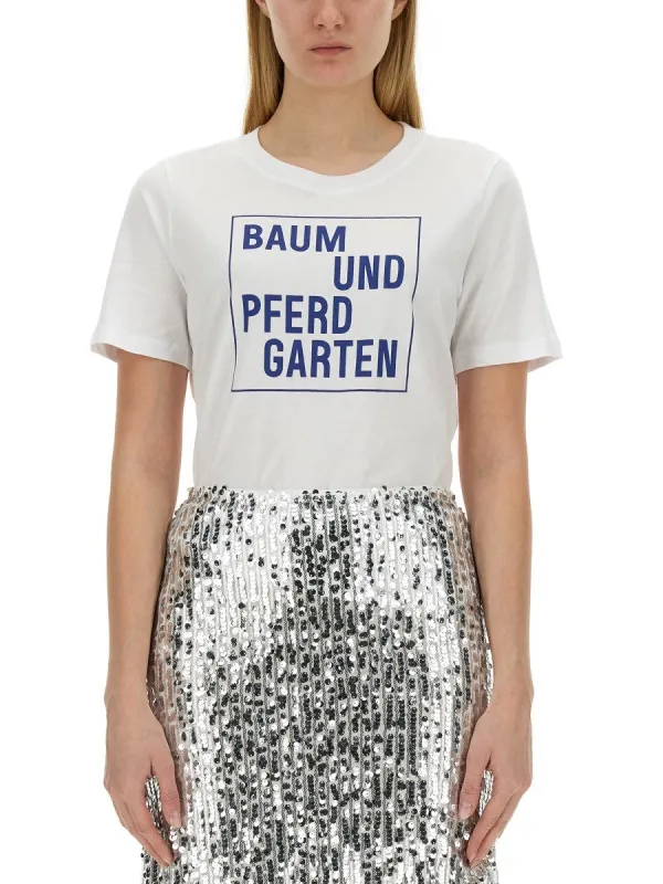 BAUM UND PFERDGARTEN T-SHIRT WITH PRINT sold by Siebentaschen