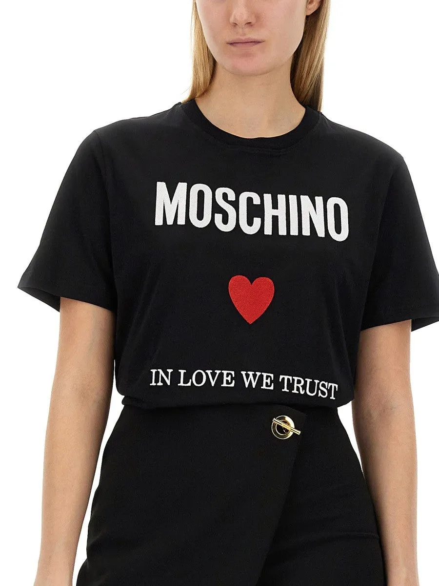 Moschino T-SHIRT WITH LOGO sold by Siebentaschen product image thumbnail 4