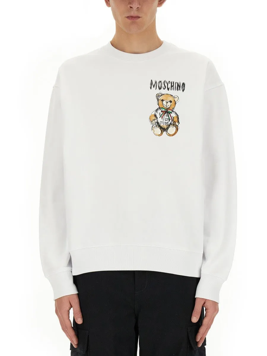 Moschino "DRAWN TEDDY BEAR" SWEATSHIRT sold by Siebentaschen
