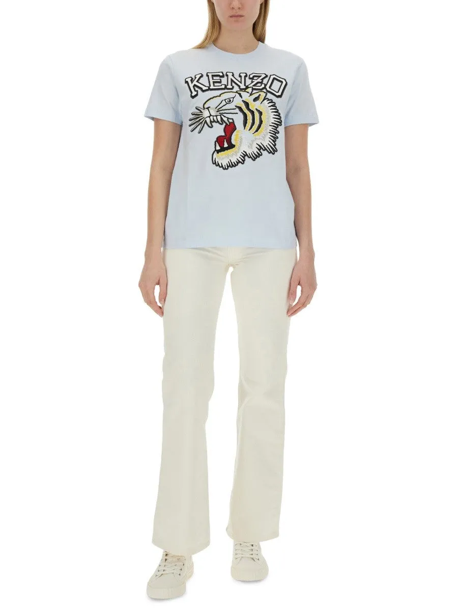 Kenzo T-SHIRT WITH TIGER EMBROIDERY sold by Siebentaschen product image thumbnail 2