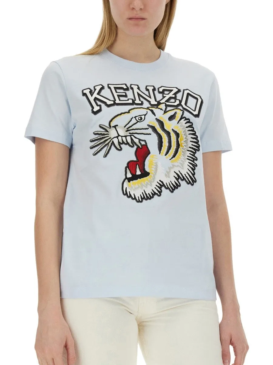 Kenzo T-SHIRT WITH TIGER EMBROIDERY sold by Siebentaschen product image thumbnail 4