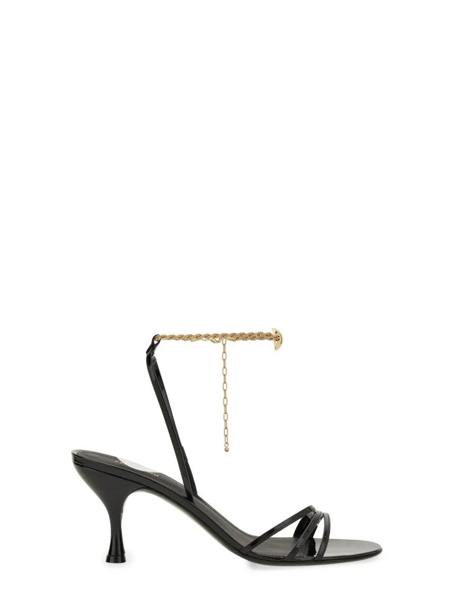 Ferragamo SANDAL WITH CHAIN sold by Siebentaschen
