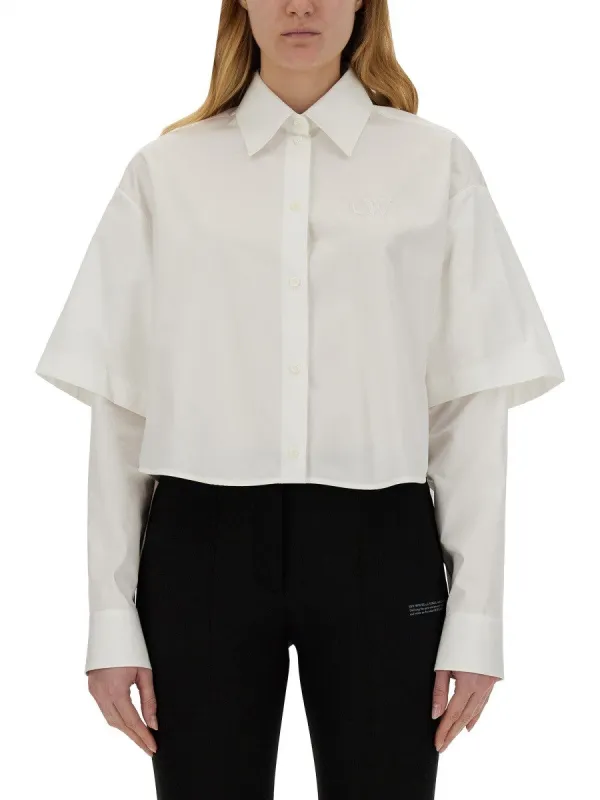 Off-white POPLIN SHIRT sold by Siebentaschen