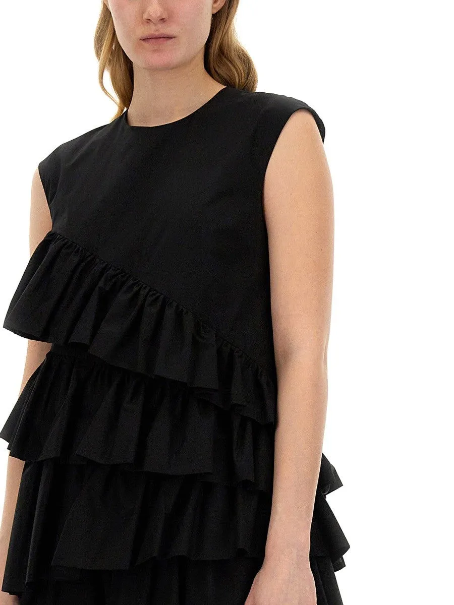 msgm DRESS WITH RUFFLES sold by Siebentaschen product image thumbnail 4