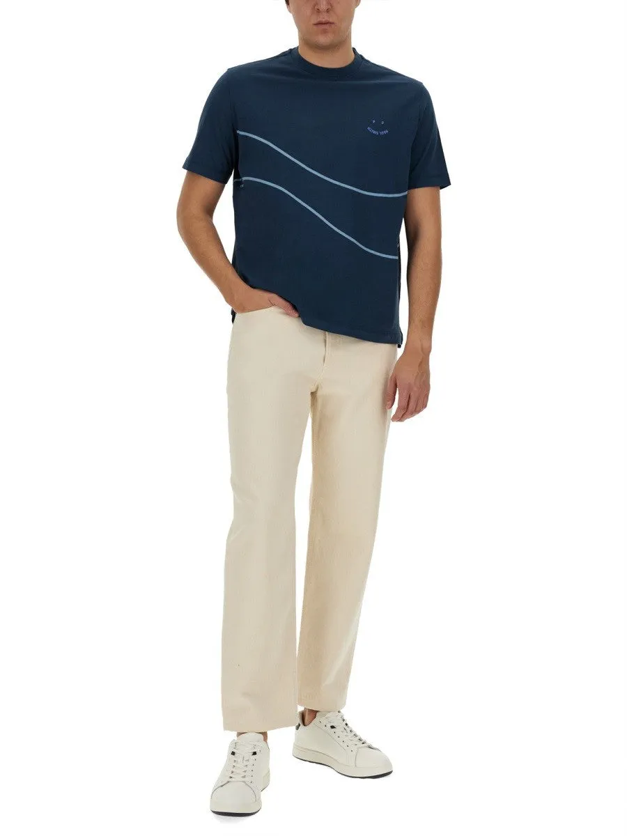 PS BY PAUL SMITH T-SHIRT WITH PRINT sold by Siebentaschen product image thumbnail 2