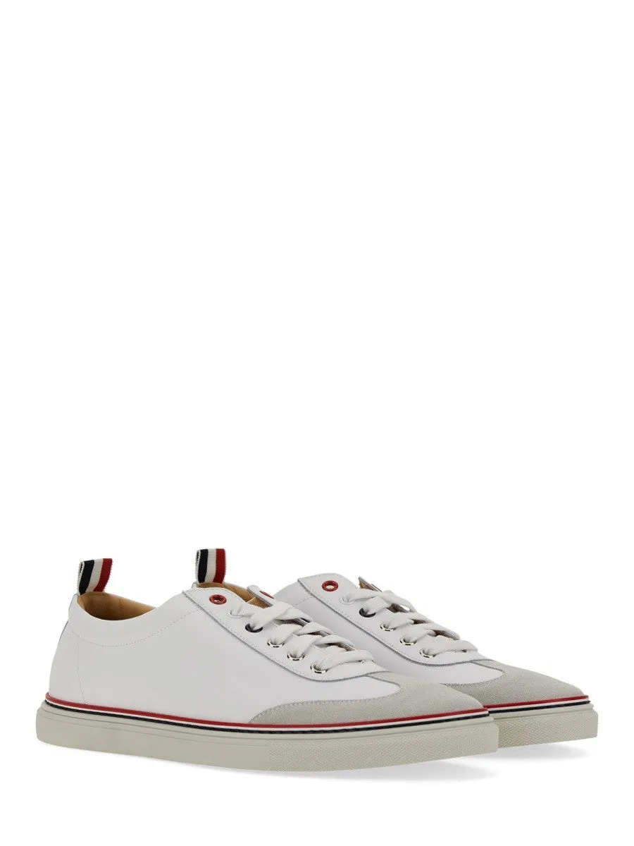 THOM BROWNE LOW-TOP LEATHER SNEAKER sold by Siebentaschen product image thumbnail 2