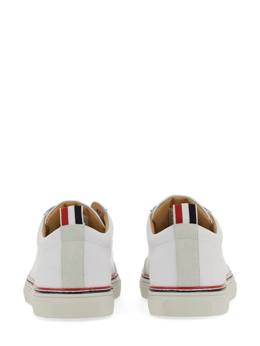 THOM BROWNE LOW-TOP LEATHER SNEAKER sold by Siebentaschen product image thumbnail 3