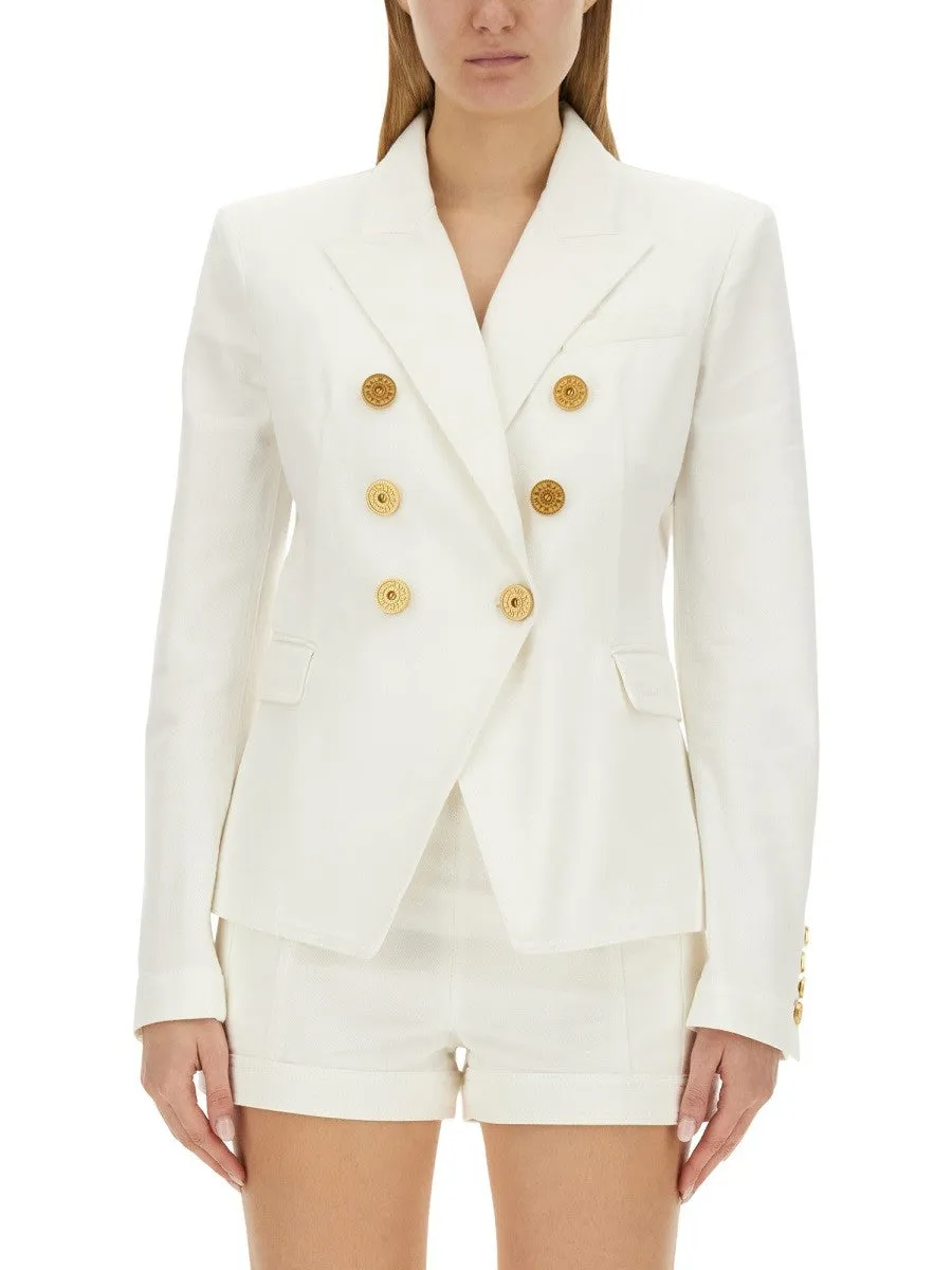 Balmain SIX-BUTTON JACKET sold by Siebentaschen