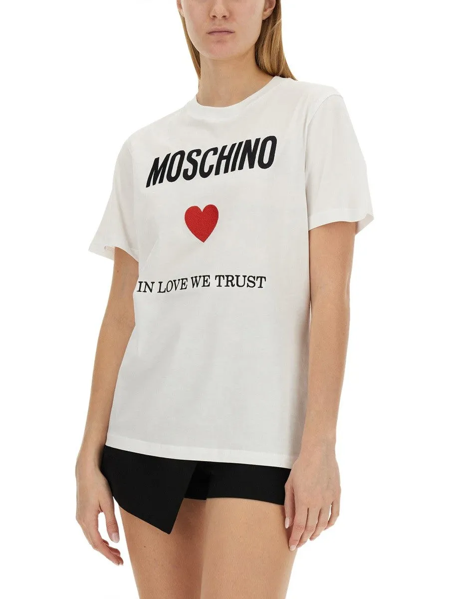 Moschino T-SHIRT WITH LOGO sold by Siebentaschen product image thumbnail 4
