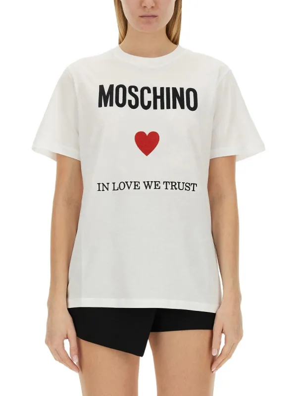 Moschino T-SHIRT WITH LOGO sold by Siebentaschen