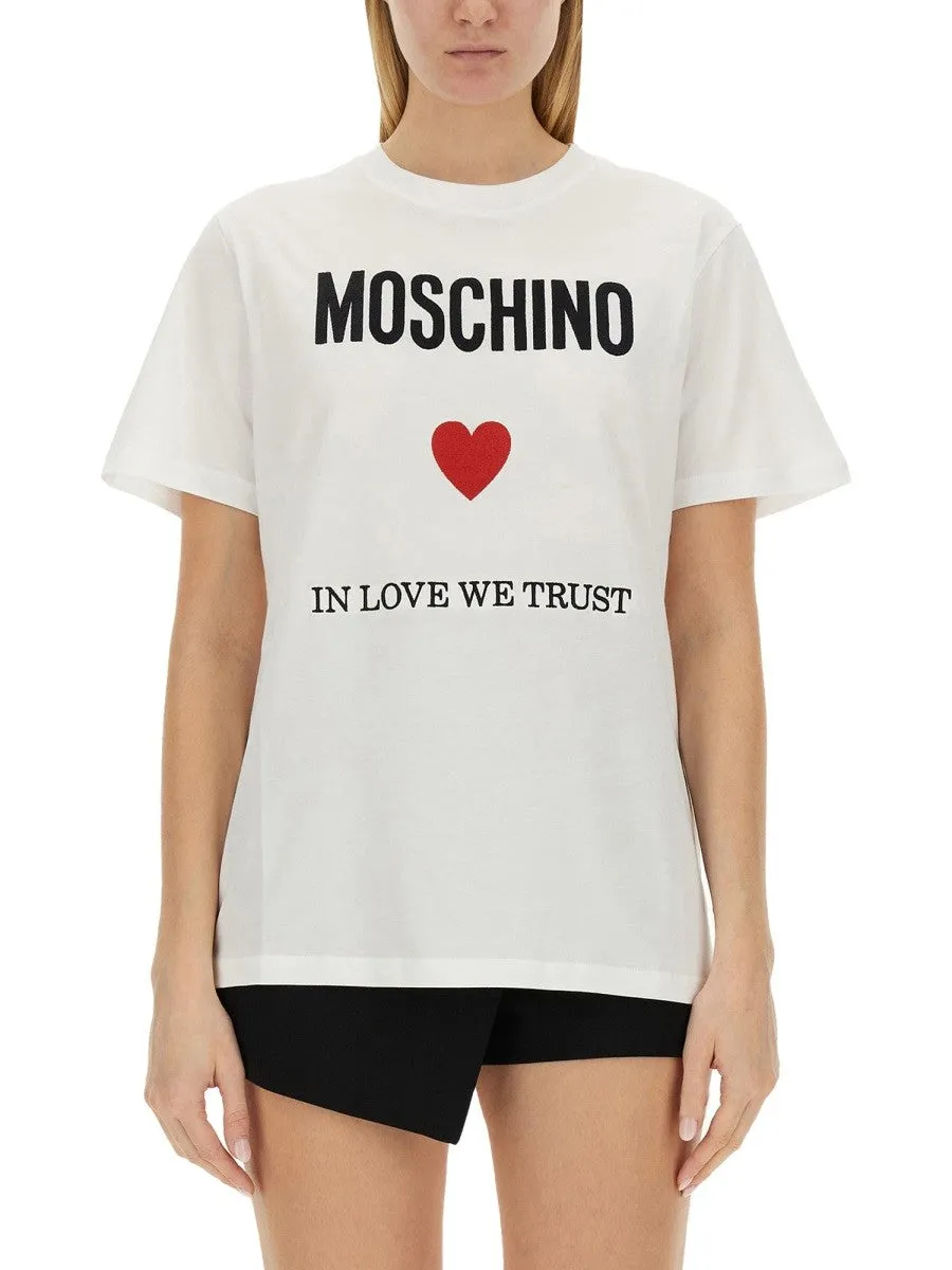 Moschino T-SHIRT WITH LOGO sold by Siebentaschen