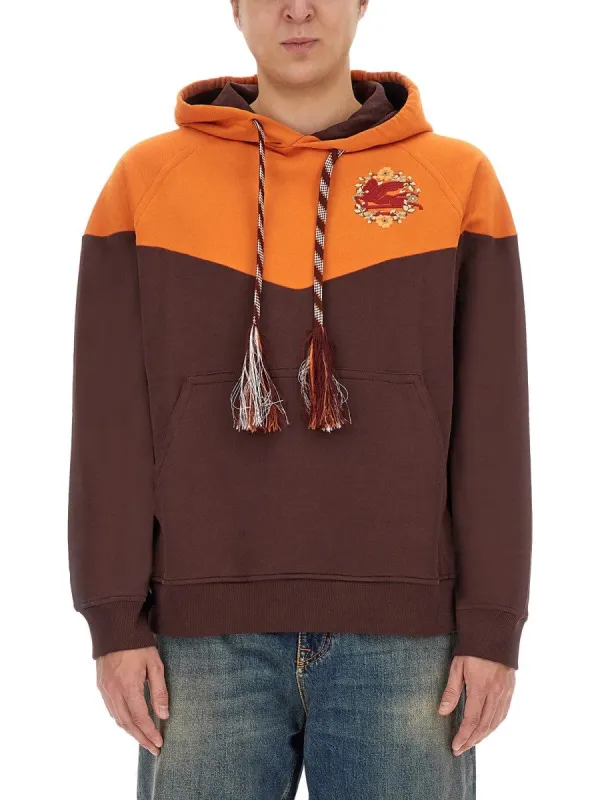 Etro HOODED SWEATSHIRT WITH LOGO sold by Siebentaschen