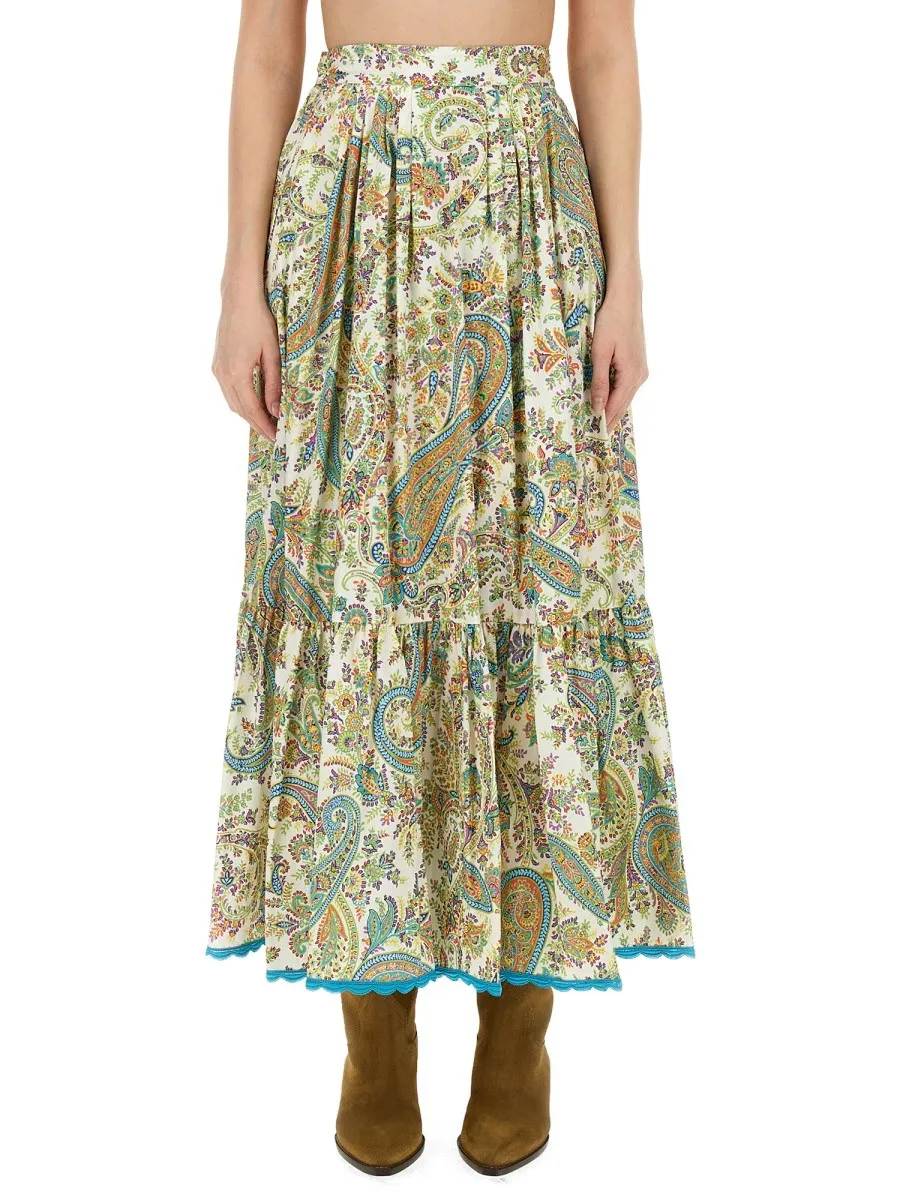 Etro LONG SKIRT sold by Siebentaschen