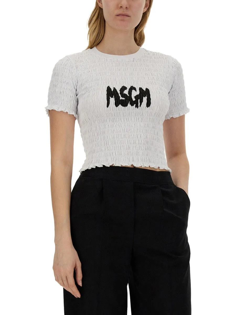 msgm T-SHIRT WITH LOGO sold by Siebentaschen product image thumbnail 4